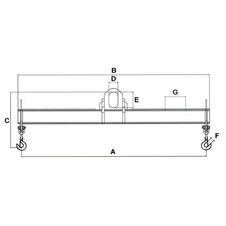 Balancim Ajustável JAGUAR JBA10010 10000kg 900mm