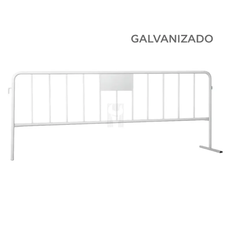 BARREIRA DE SEGURANÇA DE 1 BASE 2500MM GALVANIZADA SIRL BARREIRA DE SEGURANÇA DE 1 BASE 2500MM GALVANIZADA SIRL