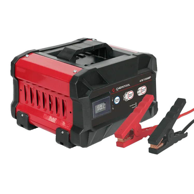 CARREGADOR DE BATERIA AUTOMÁTICO 12–24V 15A CHEMITOOL