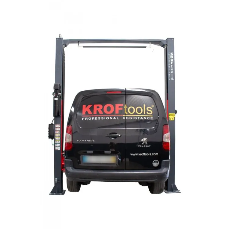 Elevador de 2 Colunas Hidráulico Chão Livre Kroftools 4Ton 220V