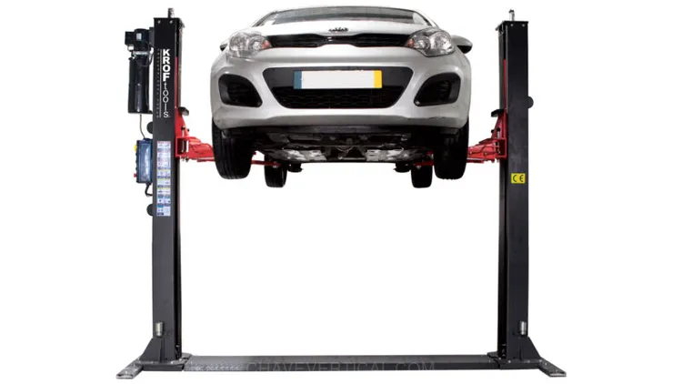 Elevador 2 Colunas Eletro-Hidráulico Kroftools 4T Tipo H Trifásico Elevador 2 Colunas Eletro-Hidráulico Kroftools 4T Tipo H Trifásico