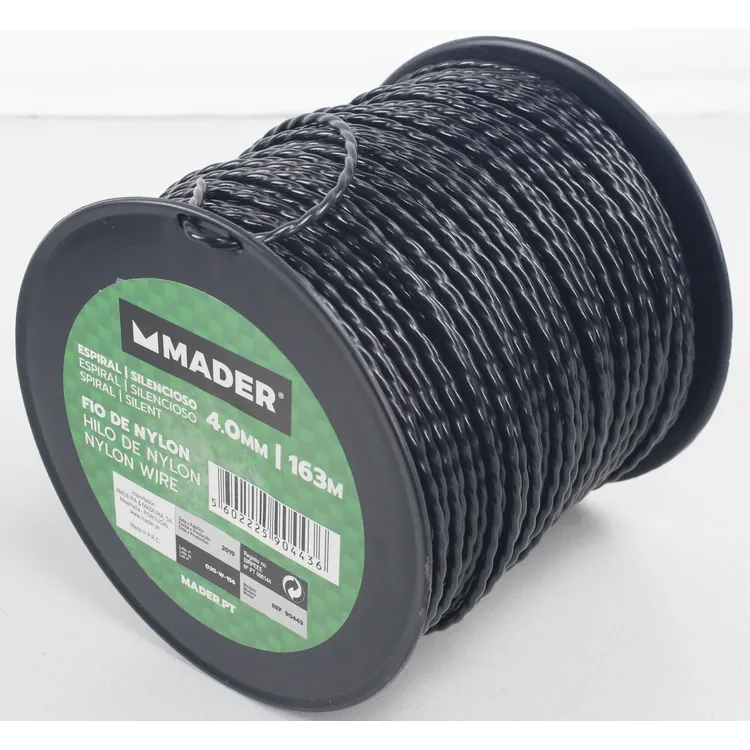 FIO DE NYLON ESPIRAL 4.0MM 163M MADER FIO DE NYLON ESPIRAL 4.0MM 163M MADER
