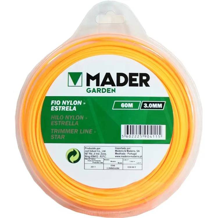 FIO NYLON 3.0MM 60MT MADER