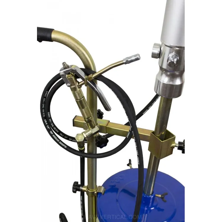 Kit Bomba de Massa Pneumática KROFTOOLS com Trolley 20-60kg Rácio 50:1