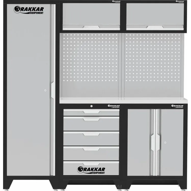 MOBILIÁRIO DE OFICINA 3 ELEMENTOS INOX DRAKKAR