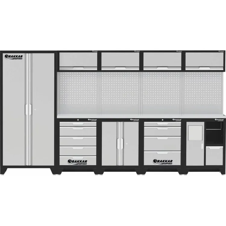 Mobiliário de oficina 5 elementos inox DRAKKAR