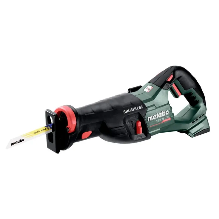 Serra de Sabre Sem Fio Metabo SSEP 18 LT BL 18V Motor Brushless