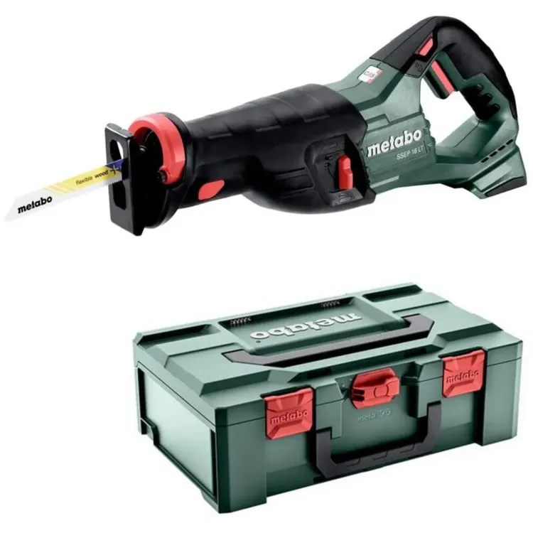 Serra de Sabre Sem Fio Metabo SSEP 18 LT BL 18V Motor Brushless