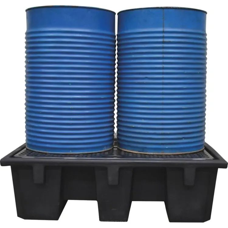 Bacia de Retenção 240L para 2 Tambores DRAKKAR 650kg