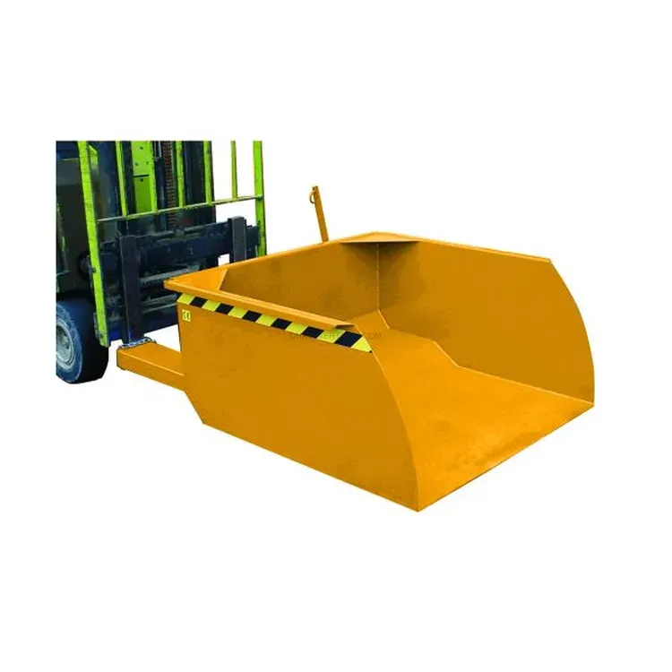 Balde de recolha para empilhador ND 1500kg 750L Balde de recolha para empilhador ND 1500kg 750L