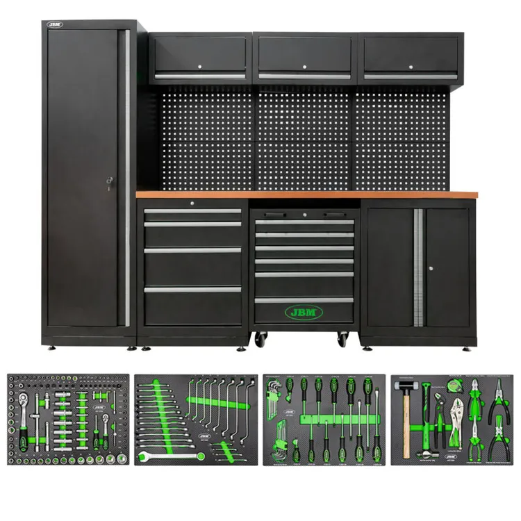 Conjunto Modular de Oficina JBM Serie 446S 18 Peças em MDF e Aço
