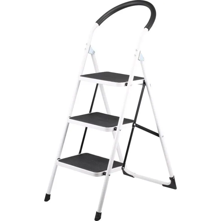 ESCADOTE 3 DEGRAUS AÇO 150KG STILKER