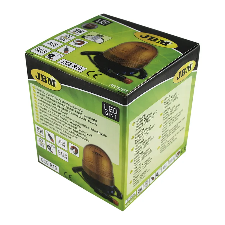 PIRILAMPO LED 12-24V + MÓDULO P/PISCAR LED JBM