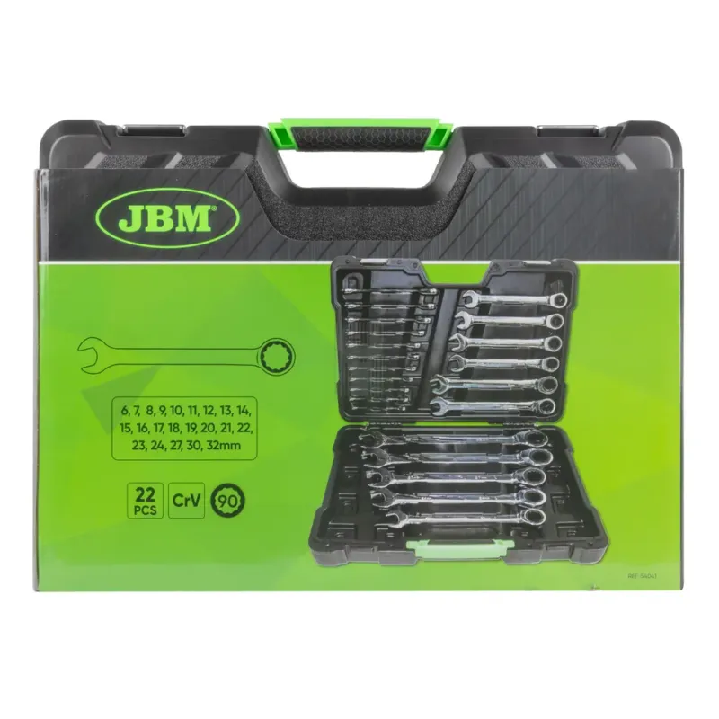 SET 22 CHAVES COMBINADAS ROQUETE JBM