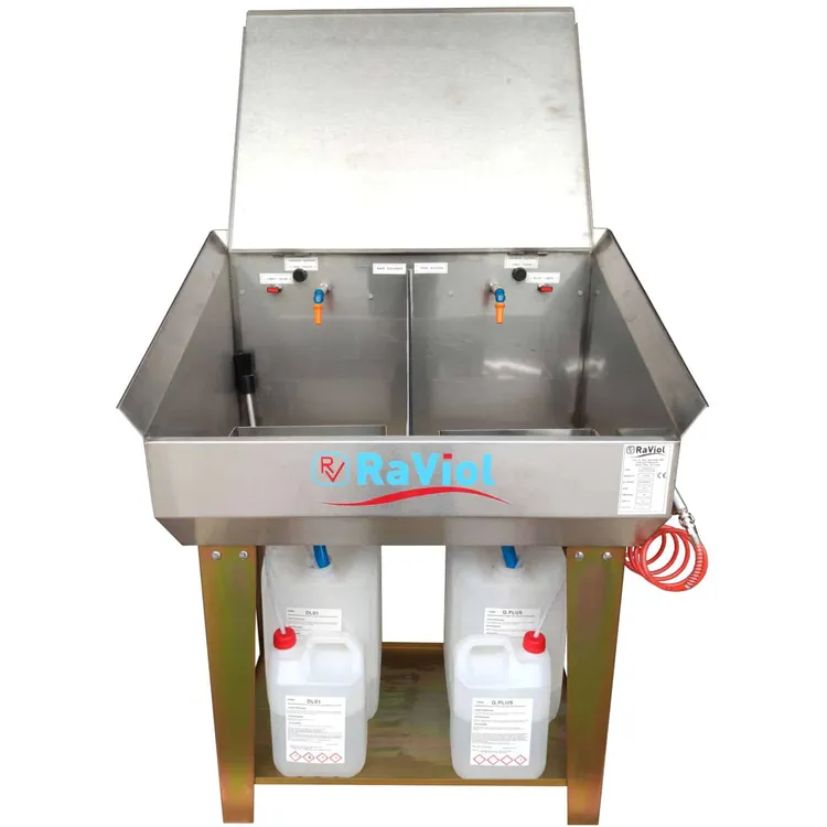 Tanque 2 em 1 c/ Cuba em Aço Inox RAVIOL TPPI780