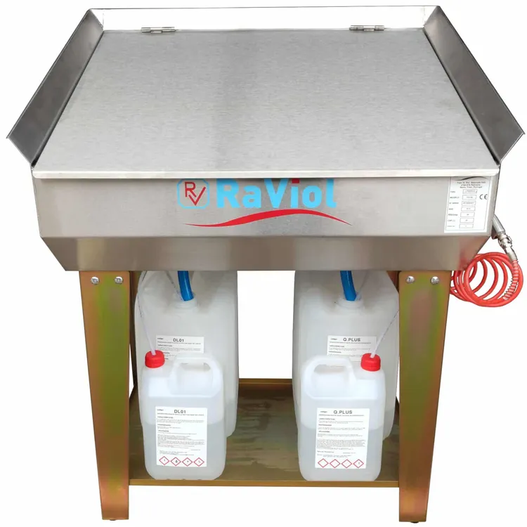 Tanque 2 em 1 c/ Cuba em Aço Inox RAVIOL TPPI780