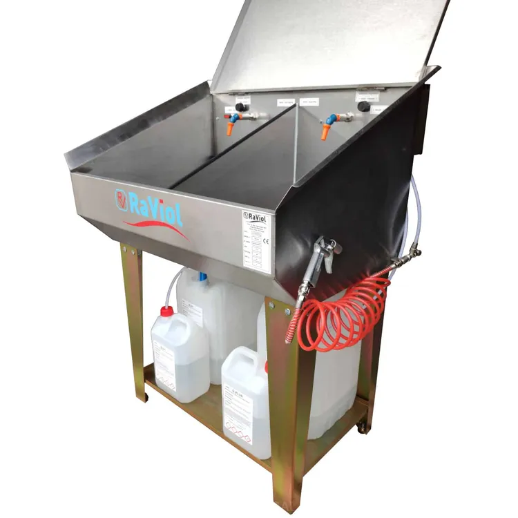 Tanque 2 em 1 c/ Cuba em Aço Inox RAVIOL TPPI780