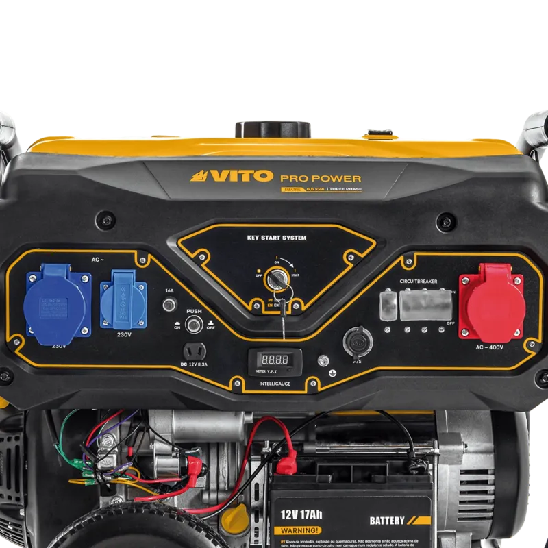 Gerador Trifásico Dual Power VITO 6.5kVA 230V/400V