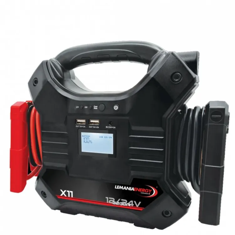 Booster de Arranque LEMANIA X11 12/24V 3200A Lithium Booster de Arranque LEMANIA X11 12/24V 3200A Lithium