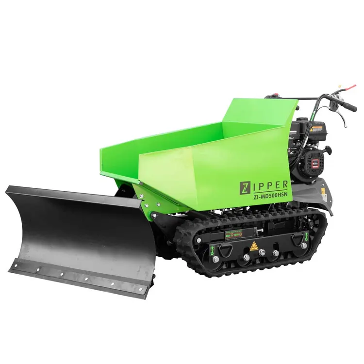 DUMPER C/ RODADO DE LAGARTAS E PÁ ZIPPER