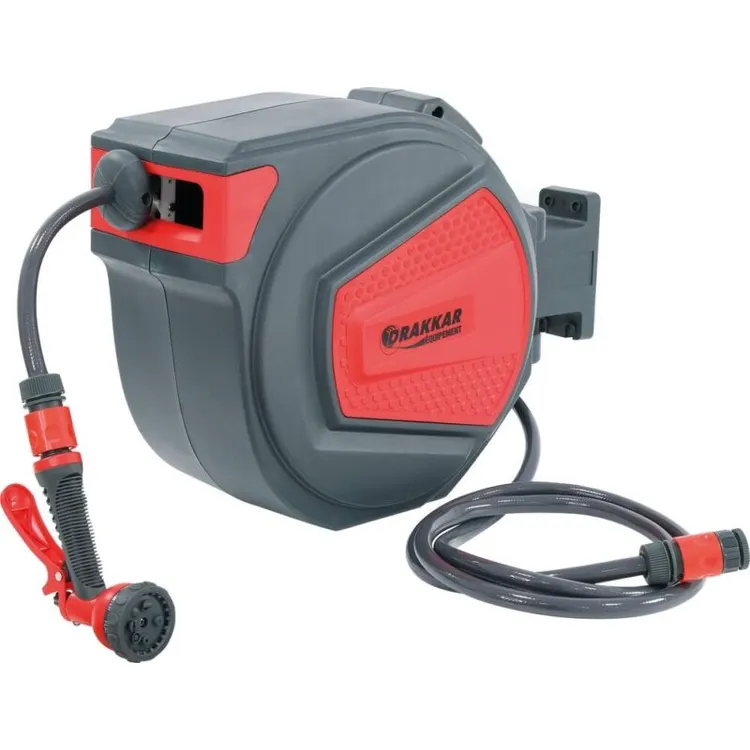 ENROLADOR AUTOMÁTICO MANGUEIRA ÁGUA 20M 11MM DRAKKAR ENROLADOR AUTOMÁTICO MANGUEIRA ÁGUA 20M 11MM DRAKKAR