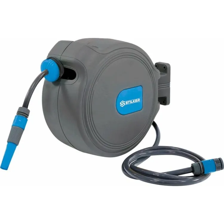Enrolador Automático de Mangueira de Água STILKER 20m 11mm Enrolador Automático de Mangueira de Água STILKER 20m 11mm