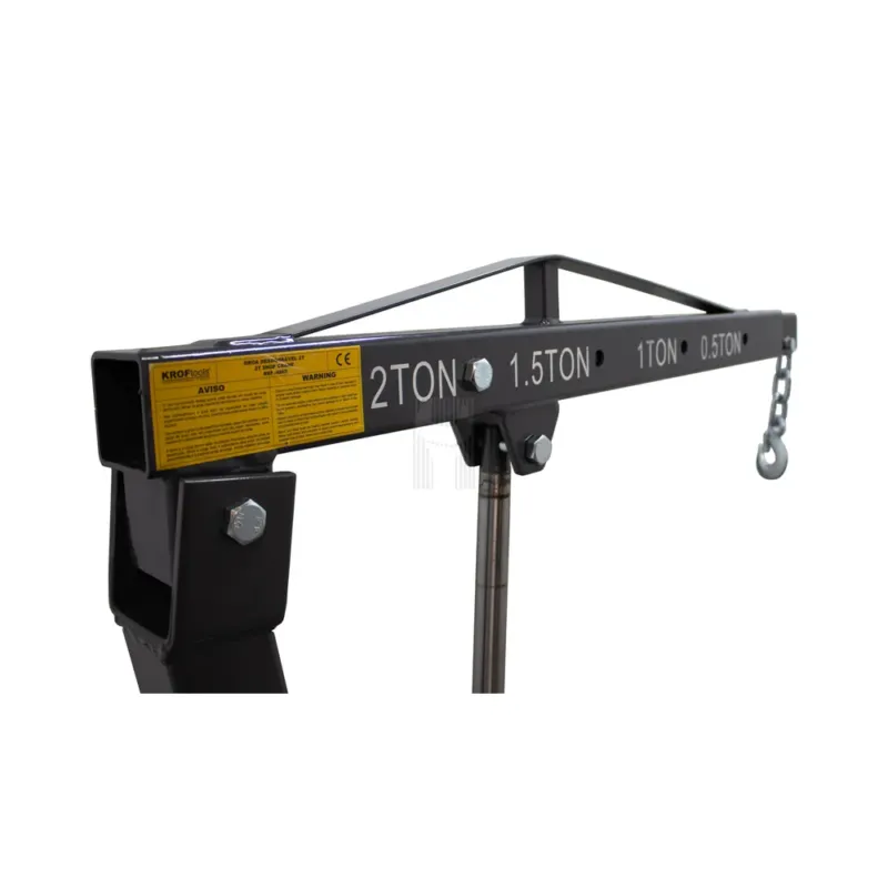 Grua Desdobrável Pneumática KROFTOOLS 2 Toneladas 2360mm