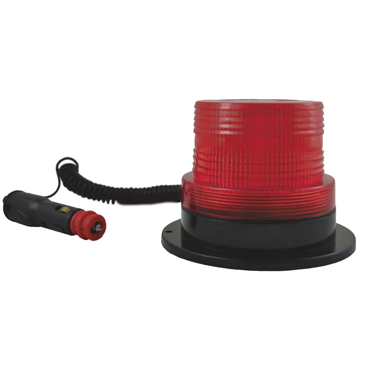 LUZ ROTATIVA LED VERMELHA MAGNÉTICA JBM