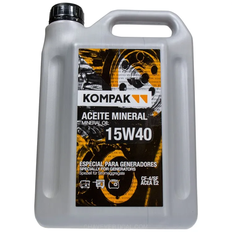 ÓLEO SAE 15W40 2 LITROS GERADORES KOMPAK