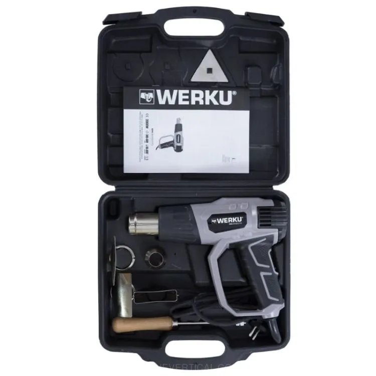 PISTOLA DE AR QUENTE 2000W WERKU