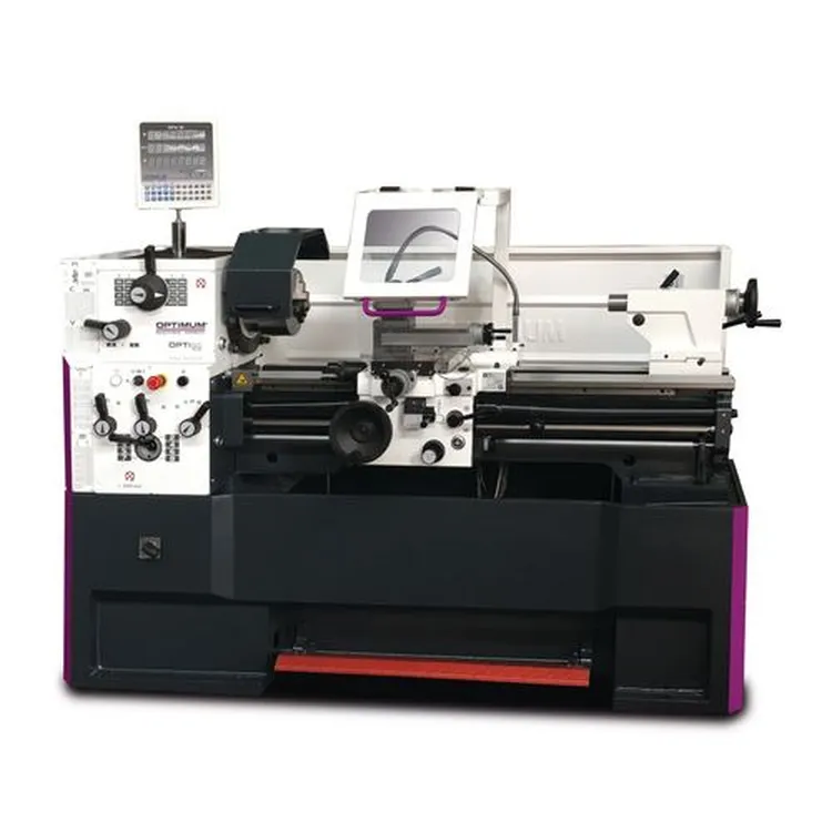 Torno Mecânico de Precisão OPTIMUM TH4215D 400V com DPA21 Torno Mecânico de Precisão OPTIMUM TH4215D 400V com DPA21