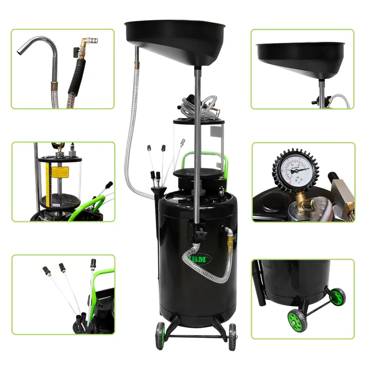 Aspirador de Óleo 90L JBM com Visor e Aparadeira