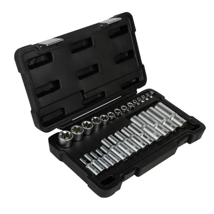 Conjunto de 28 Chaves Torx Curtas e Longas JBM