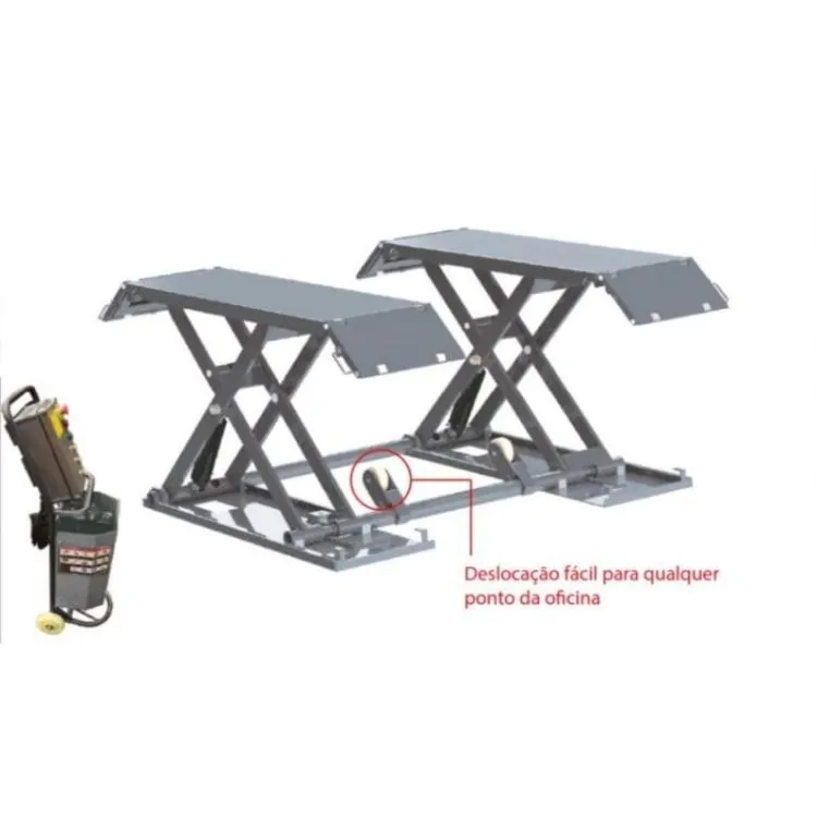 Elevador Tesoura Móvel POWERED SL3M 230V 3000kg Elevador Tesoura Móvel POWERED SL3M 230V 3000kg