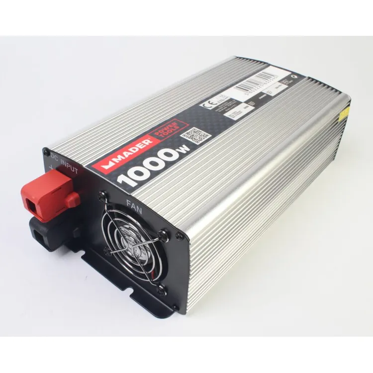 INVERSOR DE CORRENTE CONTÍNUA EM ALTERNADA 1000W MADER INVERSOR DE CORRENTE CONTÍNUA EM ALTERNADA 1000W MADER