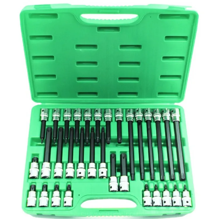 Jogo de 32 Chaves Bits Torx 1/2” JONNESWAY