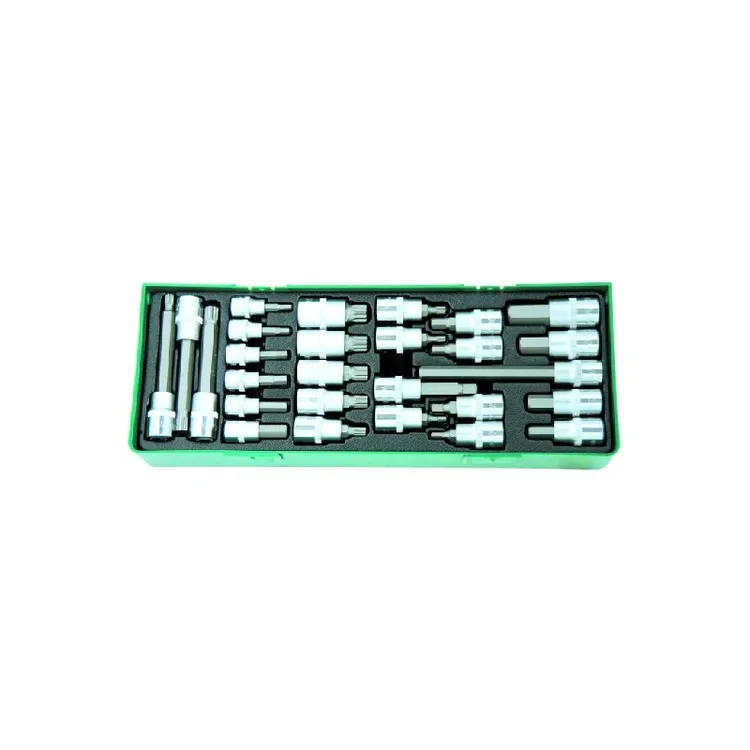 JOGO DE CHAVES DE CAIXA BITS COM 27 PEÇAS DE 1/2” E 3/8“ JONNESWAY JOGO DE CHAVES DE CAIXA BITS COM 27 PEÇAS DE 1/2” E 3/8“ JONNESWAY