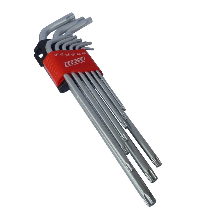 Kit de Chaves Torx Extra-Longas Magnetizadas 9 Peças TOOLHUB
