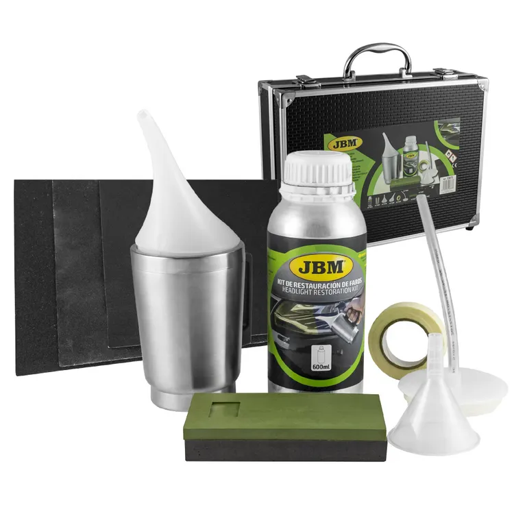 Kit de Restauração de Faróis JBM com Polímero Líquido