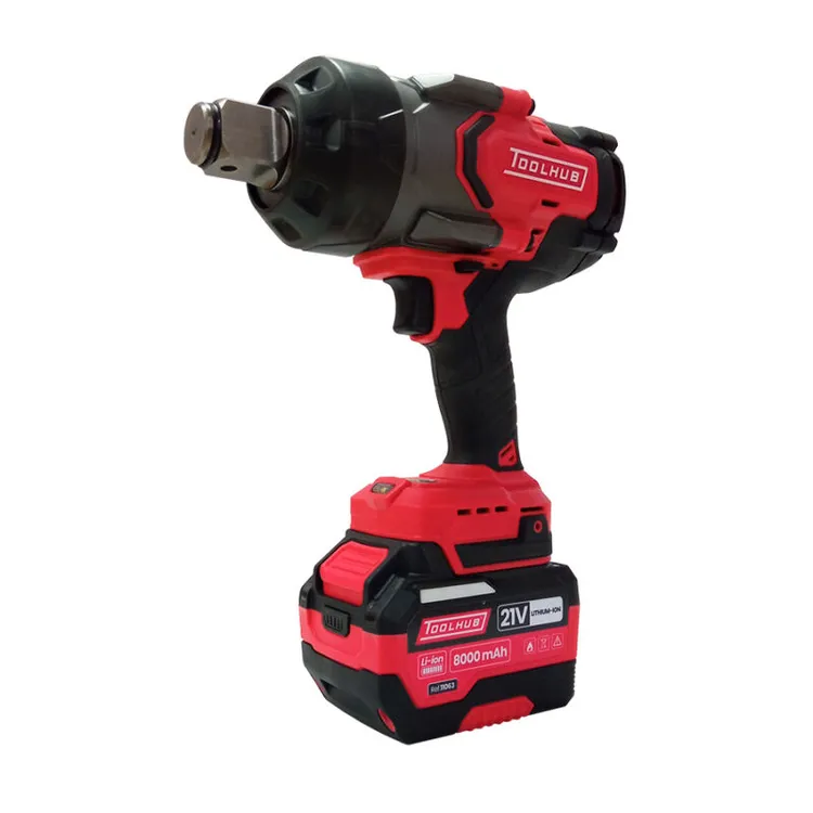 Pistola de Impacto Sem Fios TOOLHUB 1" 2200Nm 21V 8.0Ah Pistola de Impacto Sem Fios TOOLHUB 1" 2200Nm 21V 8.0Ah