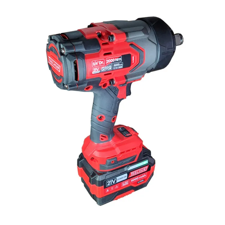 Pistola de Impacto TOOLHUB 3/4" 2000Nm 21V 6.0Ah