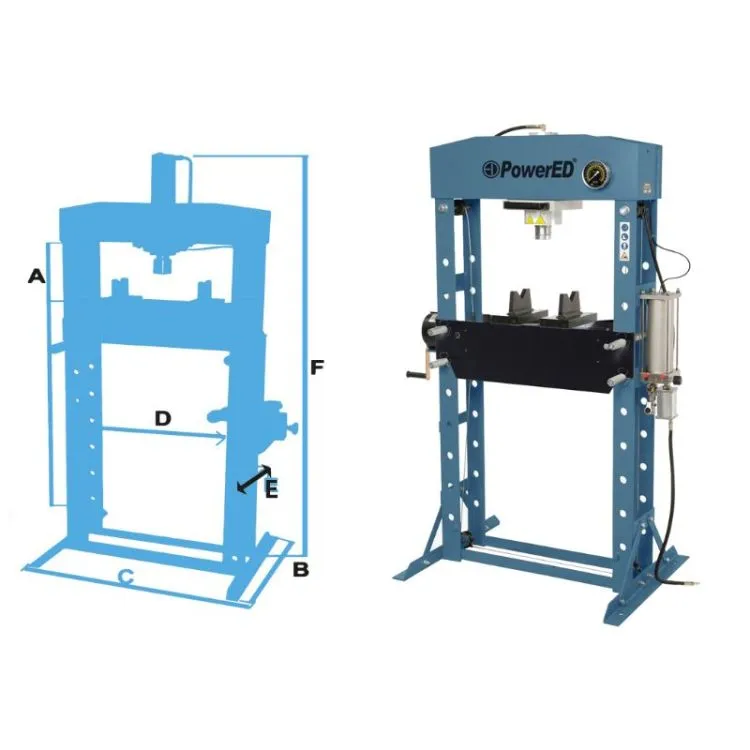 PRENSAS HIDRO-PNEUMÁTICAS PPSP50 POWERED PRENSAS HIDRO-PNEUMÁTICAS PPSP50 POWERED