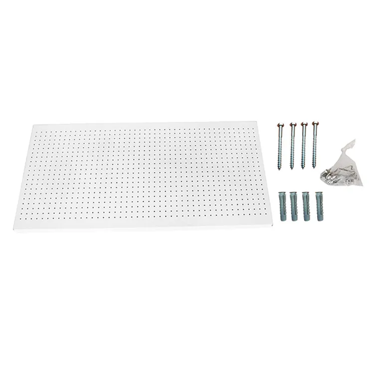 PAINEL DE PAREDE PERFUR. 1200X600 BRANCO +8 GANCHO PAINEL DE PAREDE PERFUR. 1200X600 BRANCO +8 GANCHO