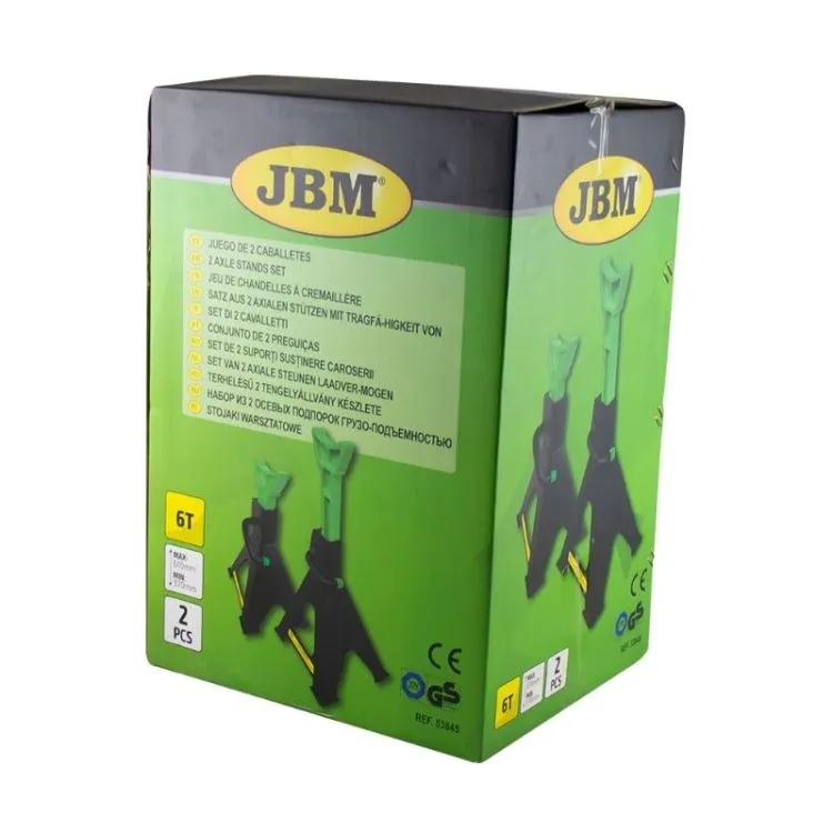 Preguiças (Par) JBM 6 Toneladas 370-610mm
