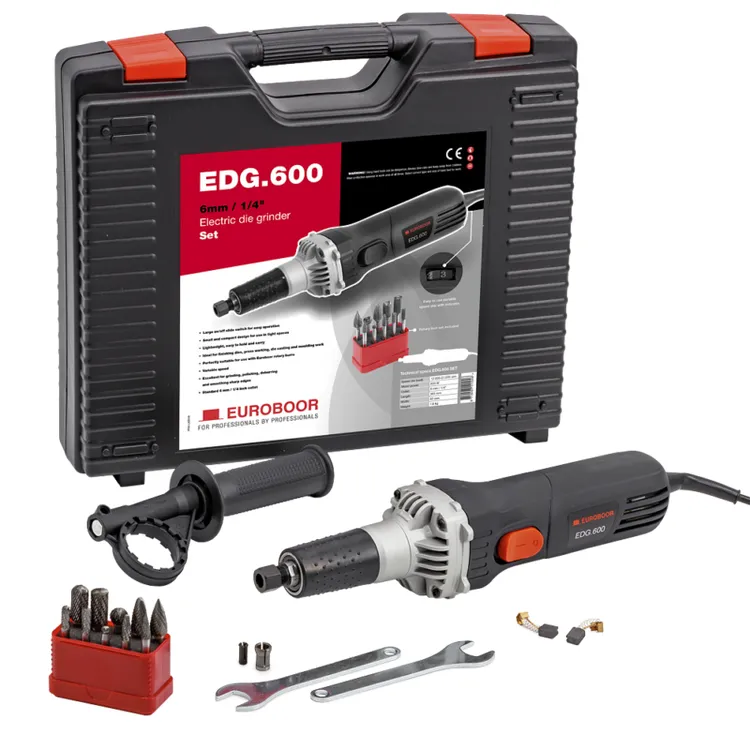 RETIFICADORA RECTA 600W EDG.600 MALETA EUROBOOR RETIFICADORA RECTA 600W EDG.600 MALETA EUROBOOR