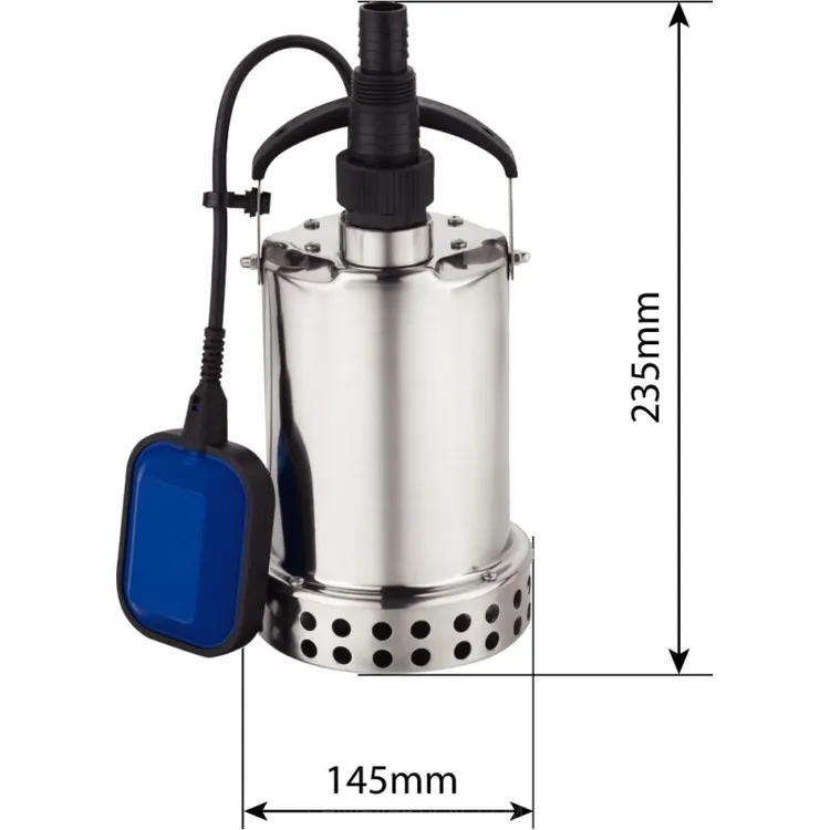BOMBA SUBMERSÍVEL INOX 550W FLUTUADOR DRAKKAR
