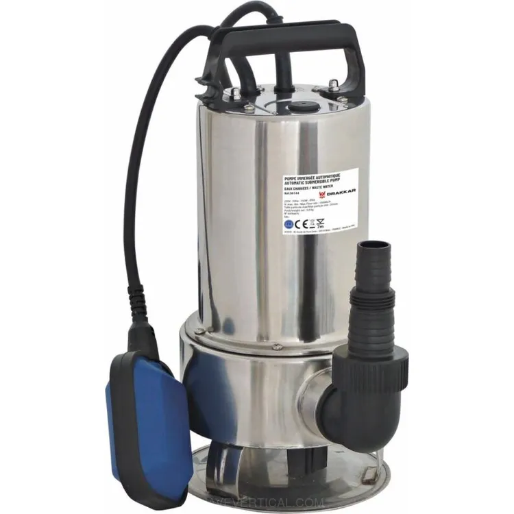 BOMBA SUBMERSÍVEL INOX 750W FLUTUADOR DRAKKAR BOMBA SUBMERSÍVEL INOX 750W FLUTUADOR DRAKKAR