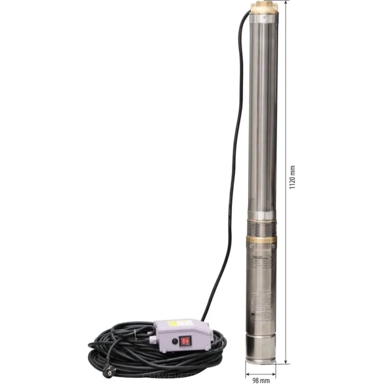 BOMBA SUBMERSÍVEL POÇO 19 TURBINAS 1100W DRAKKAR
