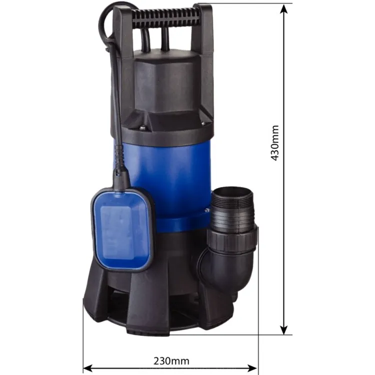 BOMBA SUBMERSÍVEL PVC 1300W FLUTUADOR DRAKKAR