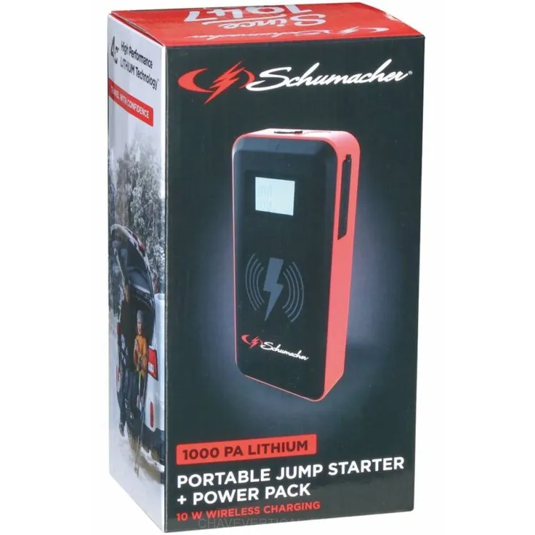 BOOSTER ARRANQUE 12V 1000A 8000MAH SCHUMACHER